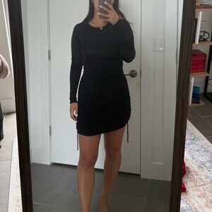 Aritzia Wilfred Free Long Sleeve Knit Dress